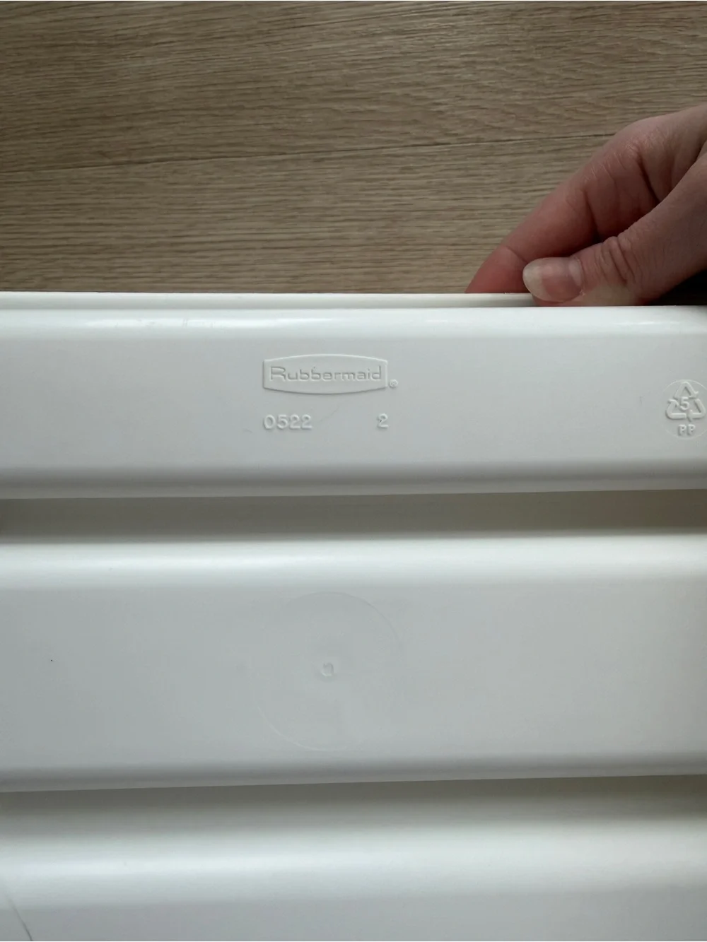 Rubbermaid Vintage White Utensil Silverware Drawer Tray #0522 2, 4 Slotted
